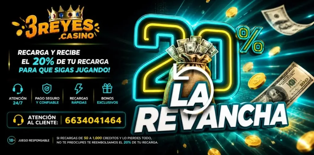 3 Reyes casino MX